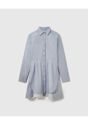 Stella McCartney - Fitted Chambray Shirt Dress, , Size: 44