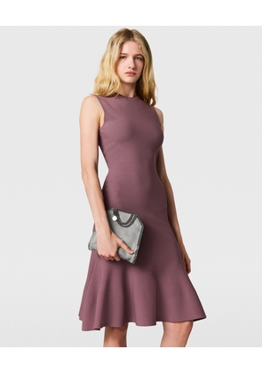 Stella McCartney - Compact Knit Peplum Dress, , Size: XS