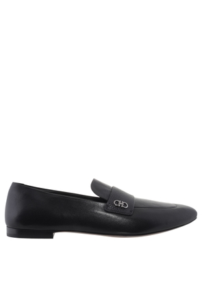 Ferragamo Fantasy Gancini Leather Loafers