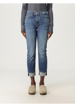 Jeans 7 FOR ALL MANKIND Woman color Royal Blue