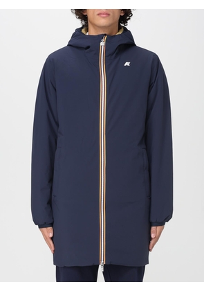 Coat K-WAY Men color Blue