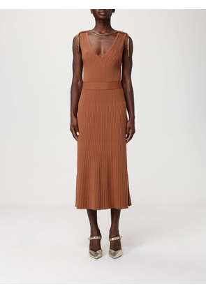 Dress ELISABETTA FRANCHI Woman color Brown