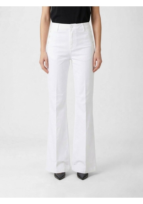 Pants LIU JO Woman color White