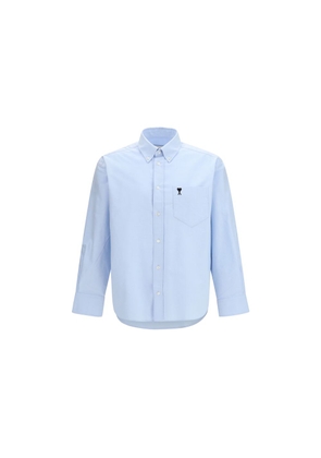 Ami Paris Blue Cotton Shirt - 40