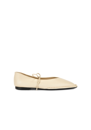 ALOHAS Sway Ballet Flat in Cream. Size 35. Also in 36, 37, 38, 39, 40, 41.