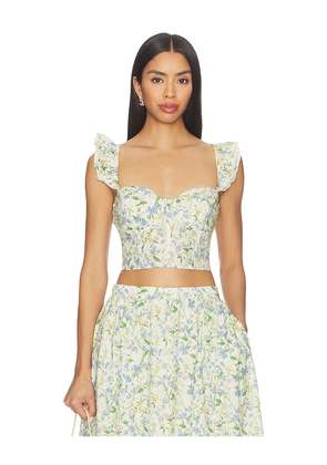 ASTR the Label Wedelia Top in Green. Size L. Also in M, S, XL, XS.