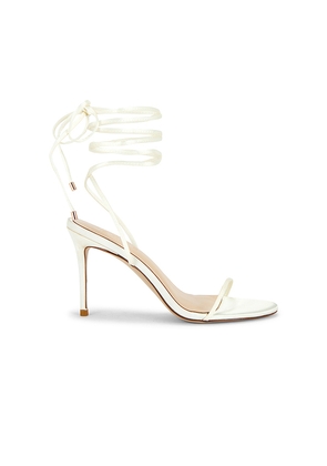 FEMME LA 3.0 Barely There Lace Up Heels in White. Size 10. Also in 11, 5, 6, 7, 8, 9.