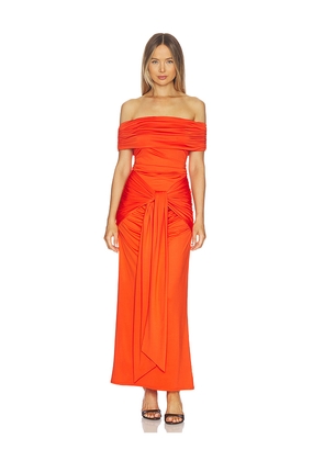 NIA Calista Dress in Orange. Size L. Also in M, S, XL, XS.