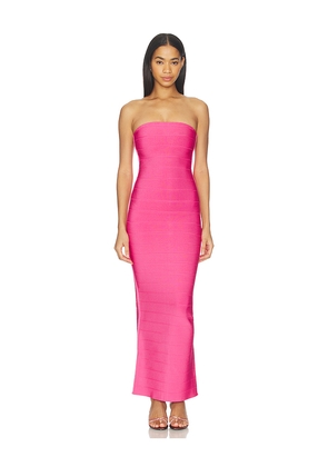 NBD Kirstyn Strapless Maxi Tube Dress in Pink. Size L. Also in M, S, XL, XS, XXS.