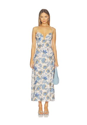 MINKPINK Lucia Dress in Blue. Size L. Also in M, S, XL, XS.