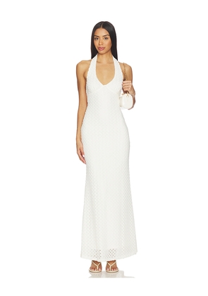 NIA Pluma Dress in Ivory. Size L. Also in M, S, XL, XS.