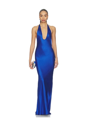 NBD Shai Gown in Blue. Size L. Also in M, S, XL, XS, XXS.
