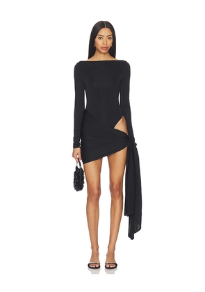 NBD Imari Mini Dress in Black. Size L. Also in M, S, XL, XS, XXS.