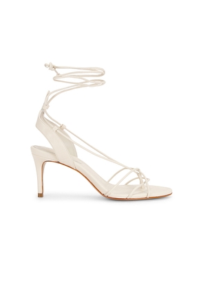 Schutz Demetria Mid Sandal in White. Size 10. Also in 6, 6.5, 7, 7.5, 8, 8.5, 9, 9.5.