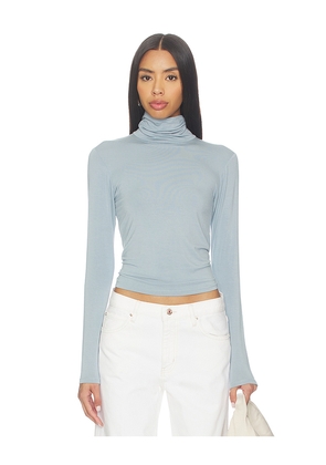 Ripley Rader Turtleneck Top in Baby Blue. Size L. Also in M, S, XS.
