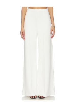 Ripley Rader Scuba Wide Leg Pant in White. Size L. Also in M, S, XS.