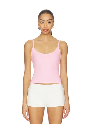 RAT BOI Scoop Back Crop Cami Top in Pink. Size L. Also in M, S, XL, XS, XXL.
