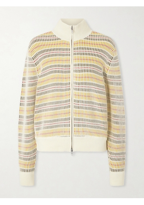 Aimé Leon Dore - Cotton Zip Cardigan - Cream - x small,small,medium,large