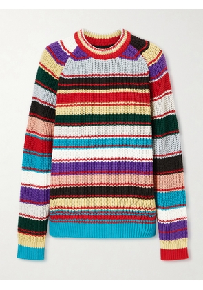 Aimé Leon Dore - Striped Crewneck Cotton-knitted Sweater - Multi - x small,small,medium