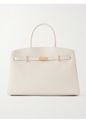 DeMellier - The Midi Hudson Textured-leather Tote - White - One size