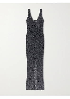 The New Arrivals Ilkyaz Ozel - Aela In Medusa's Gaze Embellished Gown - Black - FR 34,FR 36,FR 38