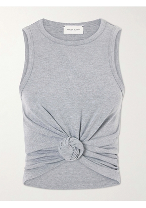 Magda Butrym - Cotton-stretch Tank Top - Gray - FR 32,FR 34,FR 36,FR 38,FR 40,FR 42