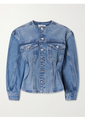 FRAME - The Nipped Denim Jacket - Blue - x small,small,medium,large,x large
