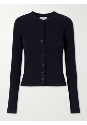 Citizens of Humanity - Kari Ribbed Stretch-jersey Cardigan - Blue - x small,small,medium,large,x large