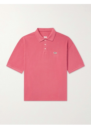 Visvim - Logo-Embroidered Cotton Polo Shirt - Men - Red - 1