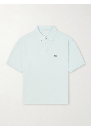 Visvim - Mondo Logo-Embroidered Cotton-Piqué Polo Shirt - Men - Green - 1