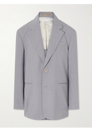Our Legacy - Industry Checked Grain de Poudre Blazer - Men - Gray - IT 46