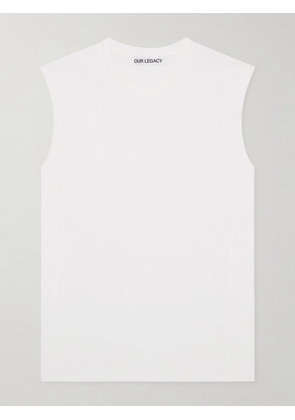 Our Legacy - Printed Cotton-Jersey Tank Top - Men - White - IT 44