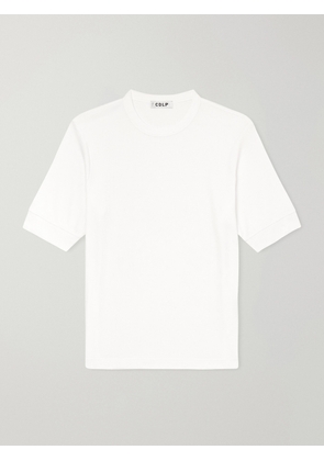 CDLP - Ribbed Lyocell and Cotton-Blend T-Shirt - Men - White - M