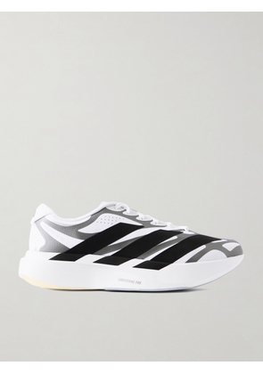 ADIDAS RUNNING - Adizero Evo SL Striped Mesh Running Sneakers - Men - Gray - 6