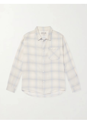 Remi Relief - Viyella Checked Wool-Blend Shirt - Men - Blue - S