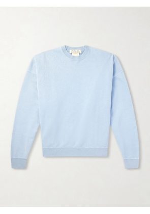 Remi Relief - Cotton-Jersey Sweatshirt - Men - Blue - S