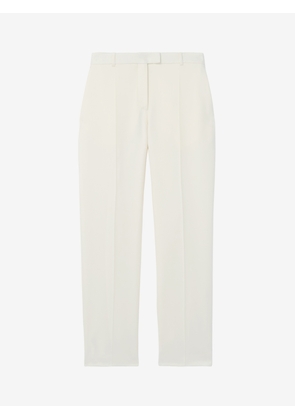 McQueen Cigarette Trousers - White - Women - 6