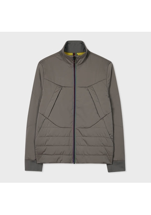 PS Paul Smith Anthracite Mixed Media Jacket Grey