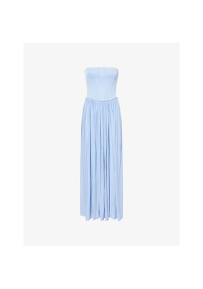 Womens Simkhai Adalys Strapless Bustier Jersey Maxi Dress