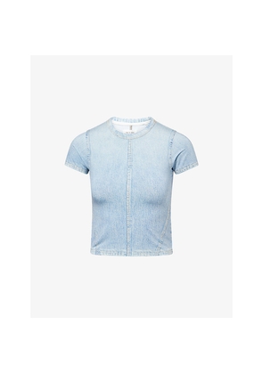 Womens Rag & Bone Miramar Baby Tee Jersey T-Shirt