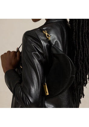 Mini Polo ID Suede Shoulder Bag