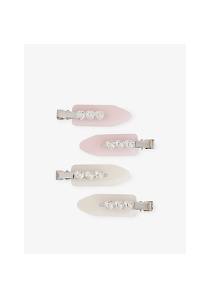 Womens Emi Jay Popstar Set Of Four Cellulose Acetate Hair Clips