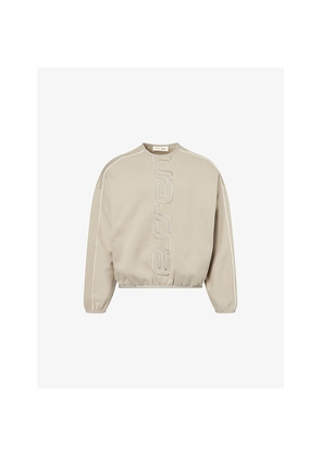 Mens Fear Of God Essentials Active Trace Modern Cotton-Blend Sweatshirt