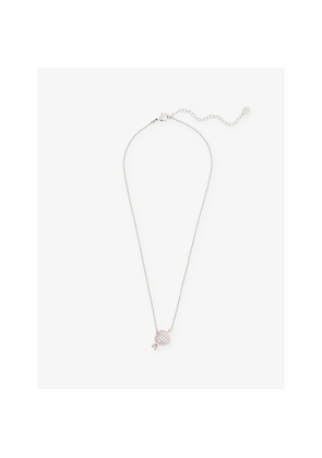 Womens Swarovski Idyllia Mixed-Metal Plated and Cubic Zirconia Pendant Necklace