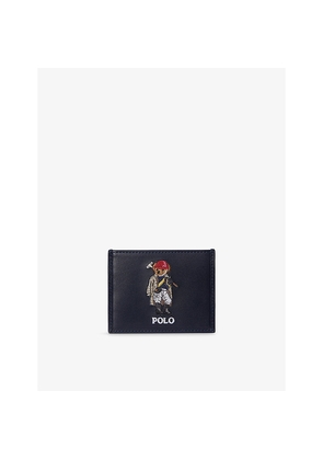 Mens Polo Ralph Lauren Polo Bear Leather Card Case
