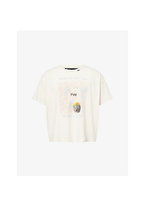 Mens Paly Hollywood Anxiety Graphic-Print Cotton T-Shirt