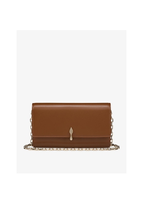 Womens Christian Louboutin Bettina Leather Wallet-On-Chain