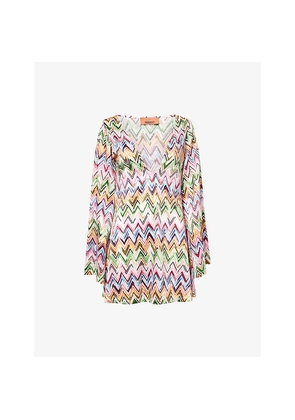 Womens Missoni Chevron Knit Mini Dress