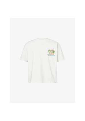 Mens Godmade Chateau Graphic-Print Cotton T-Shirt