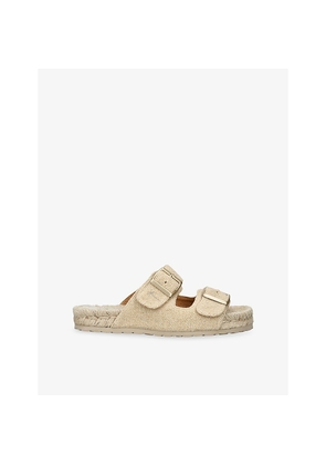 Womens Manebi Hamptons Nordic Canvas Sandals